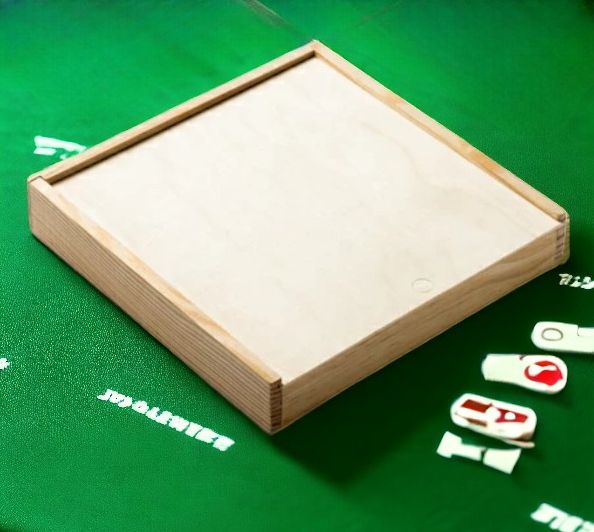 Набор из 4 игр GALVY / Набор из настольных игр в деревянном футляре